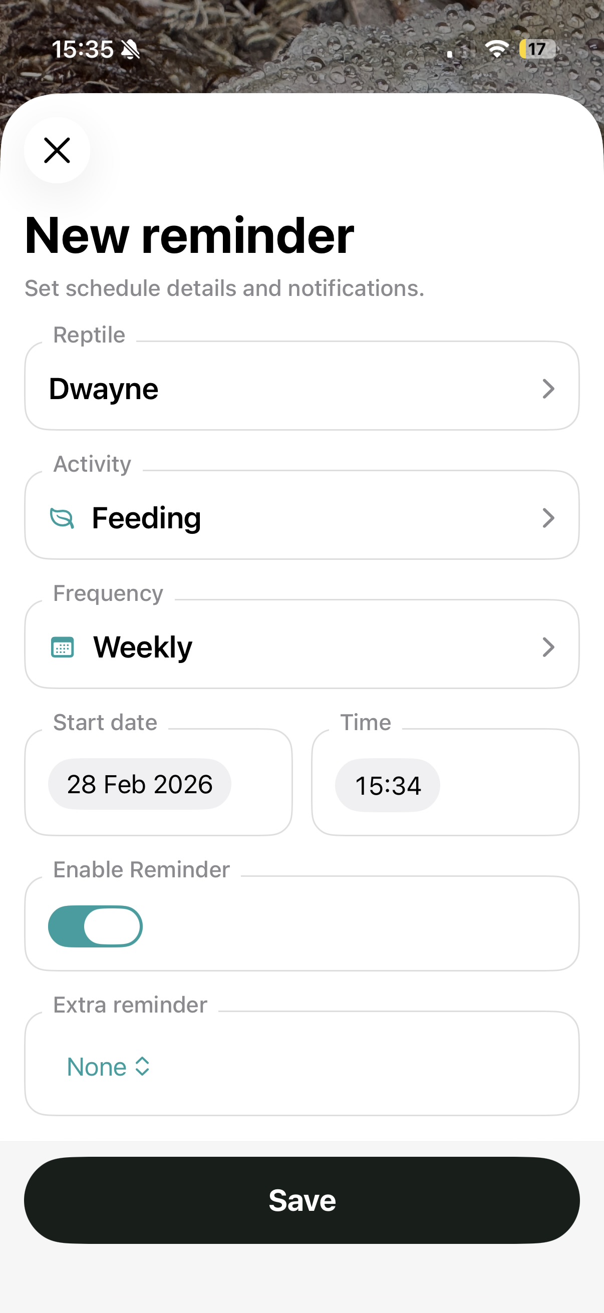 Schedule Reminders (light mode)